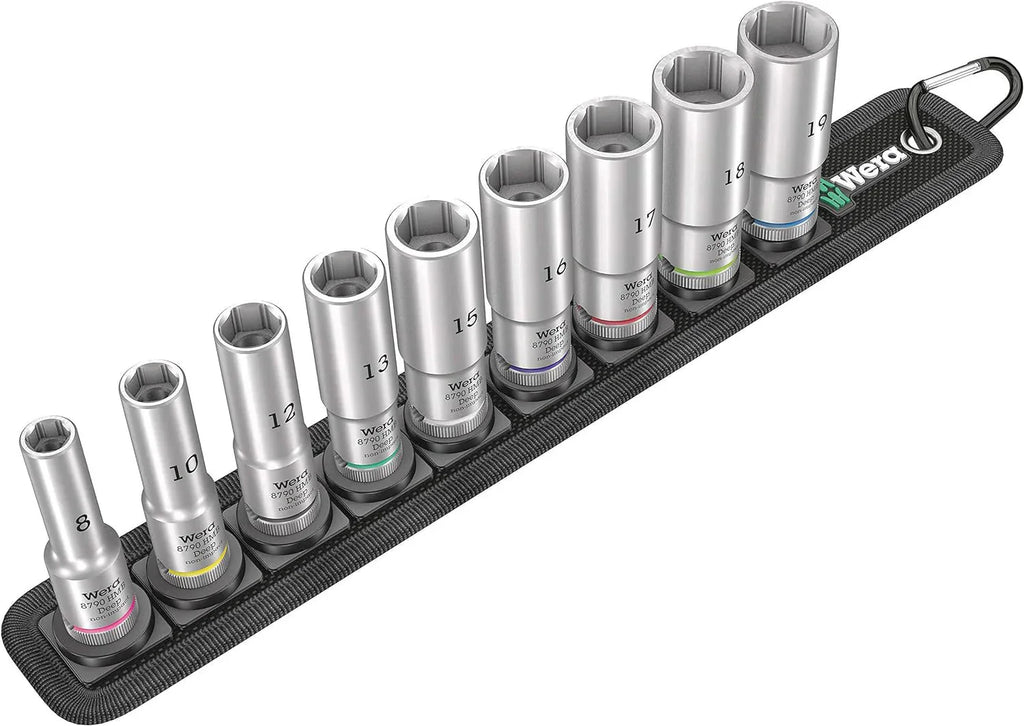 8100 SB 2 Zyklop 3/8 Inch Metric Ratchet Set, 43 Piece - 05003594001