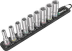 8100 SB 2 Zyklop 3/8 Inch Metric Ratchet Set, 43 Piece - 05003594001