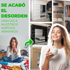 ABIKSMEBLE Bedroom Wardrobe With 3 Sliding Doors, Mirror, Black Matte And Sonoma, 200 x 200 x 62 cm - Verona 4 200