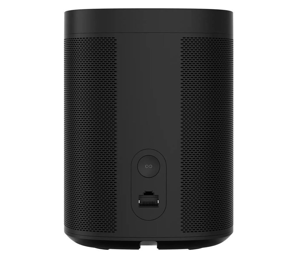Sonos One Gen 2 Voice-Controlled Wireless Smart Speaker, Black/White