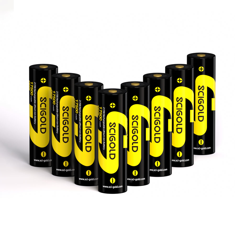 Scigold 21700 Li-Ion Rechargeable Batteries 3.7V 17500mWh 8 Pack - SG-B00A-2101#4