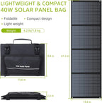 ZeroKor Solar Generator Kit 300W With 40W Solar Panel And 110V AC Outlet