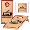 ESCALADE ACL Official 2x4 Regulation Cornhole Boards, Solid Wood, Brown
