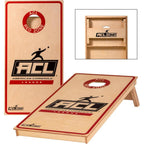 ESCALADE ACL Official 2x4 Regulation Cornhole Boards, Solid Wood, Brown