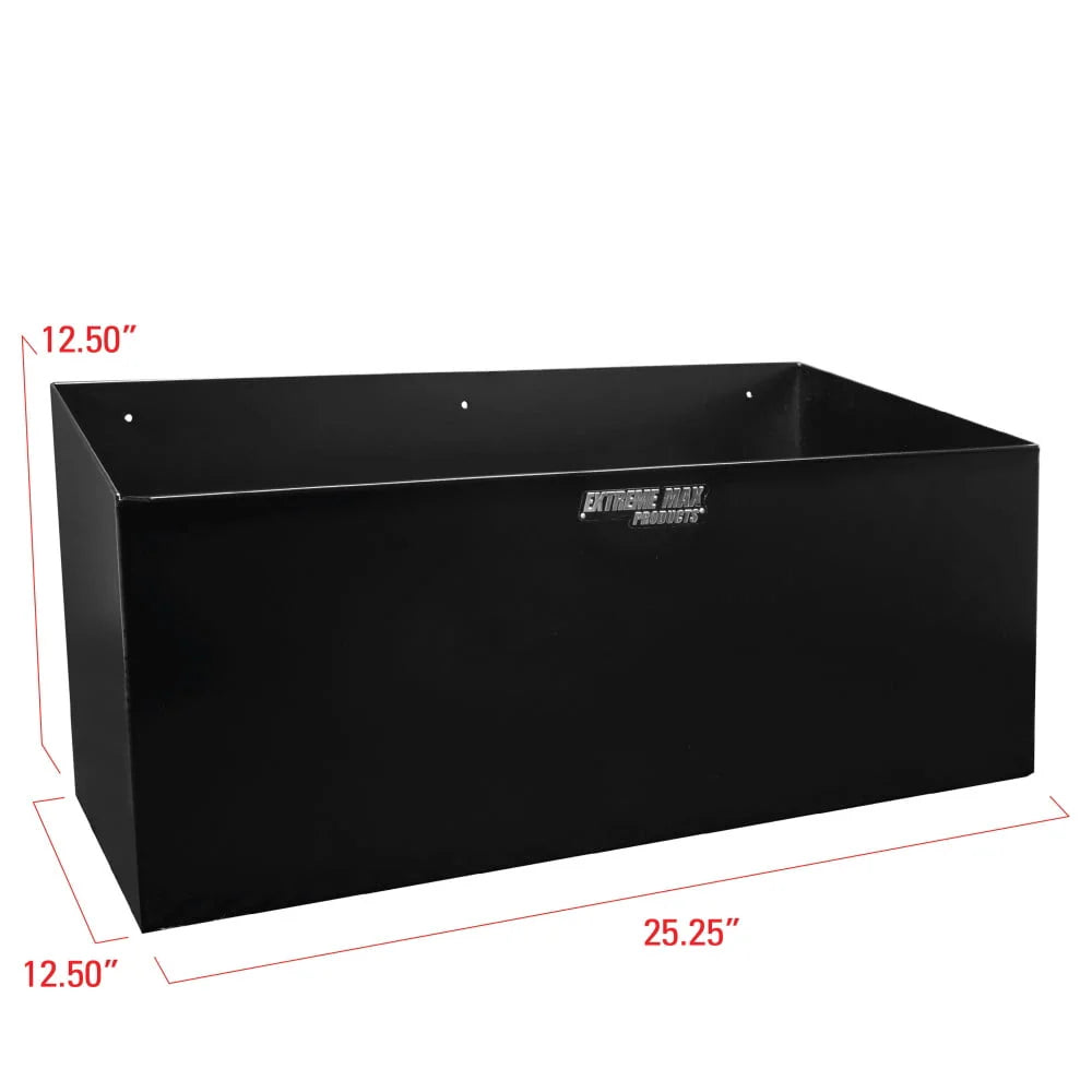Extreme Max Dual Fuel Jug Holder, Aluminum, Two 5 Gallon Jugs, Black - 5001.6154