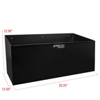 Extreme Max Dual Fuel Jug Holder, Aluminum, Two 5 Gallon Jugs, Black - 5001.6154