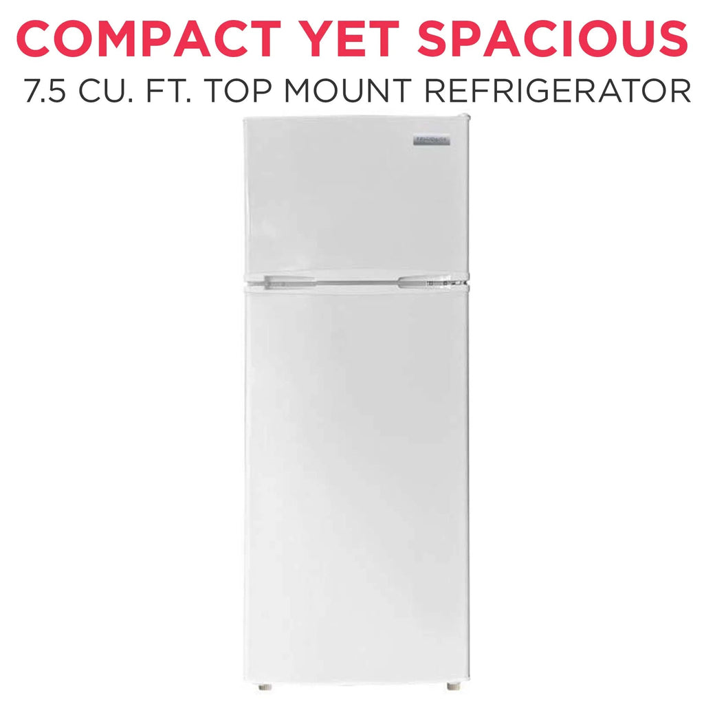 Frigidaire 7.5 Cu. Ft. Top Mount Refrigerator - Black