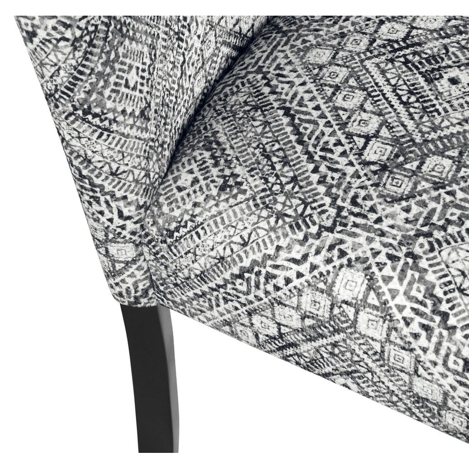 Set Of 2 Upholstered Parsons Dining Chairs, 38 in H x 19 in W x 23.5 in D