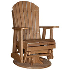 Poly Lumber Adirondack Swivel Glider Chair - 30W x 28D x 44H