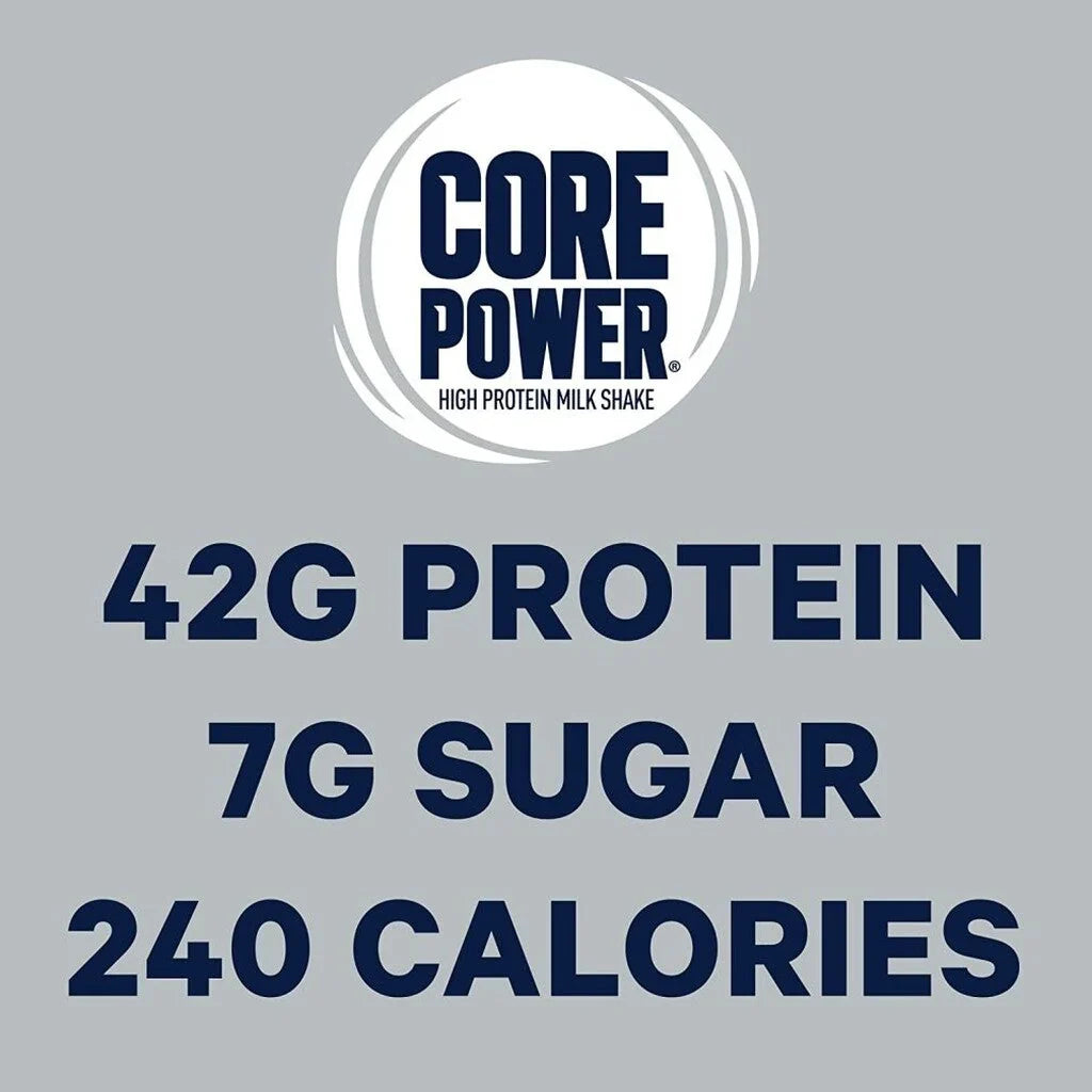 Core Power Elite Chocolate Protein Shake 42g, 14 Fl Oz, Pack Of 12