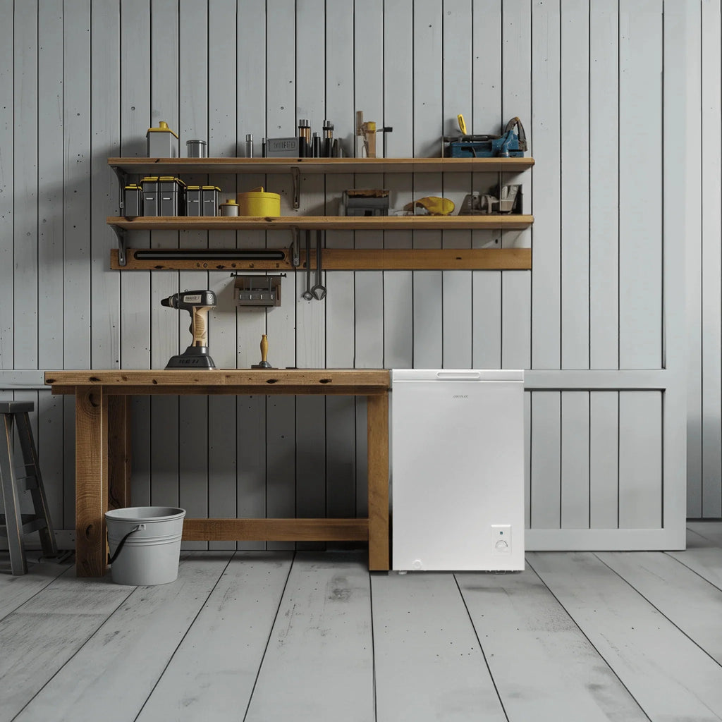 Bolero Chest Freezer 99 L White, Energy Class E - CoolMarket Chest 99