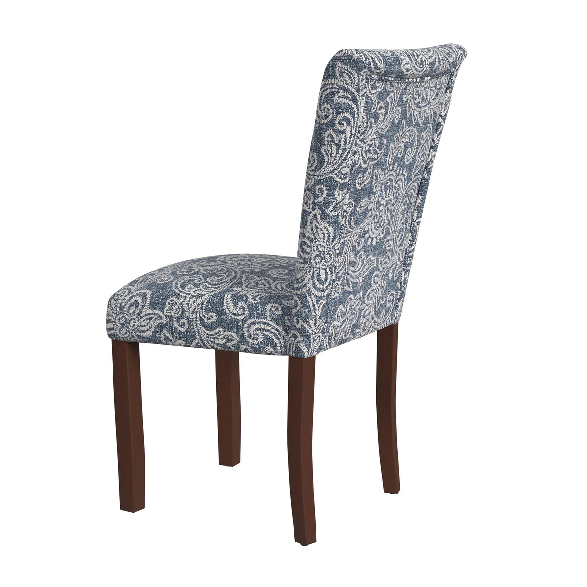 Set Of 2 Upholstered Parsons Dining Chairs, 38 in H x 19 in W x 23.5 in D