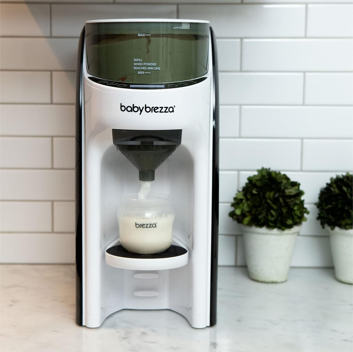 Baby Brezza Automatic Warm Formula Maker, BPA-Free, White - FRP0046COM