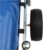 Fishing Beach Cart Wagon With Pneumatic Tires, Cargo Basket And 176lbs Load Capacity