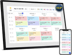 Digital Calendar Electronic Chore Chart With 21.5 Inch 1920 x 1080P IPS Touchscreen, White