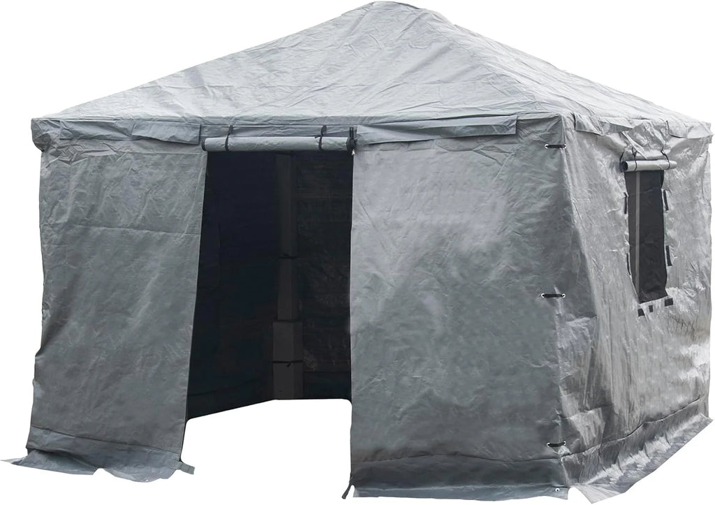 Sojag Winter Gazebo Cover 10 Feet By 12 Feet Gray