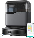 eufy Robot Vacuum With Self-Emptying Station, 4000 Pa Suction, 2.85-Inch Body - C10