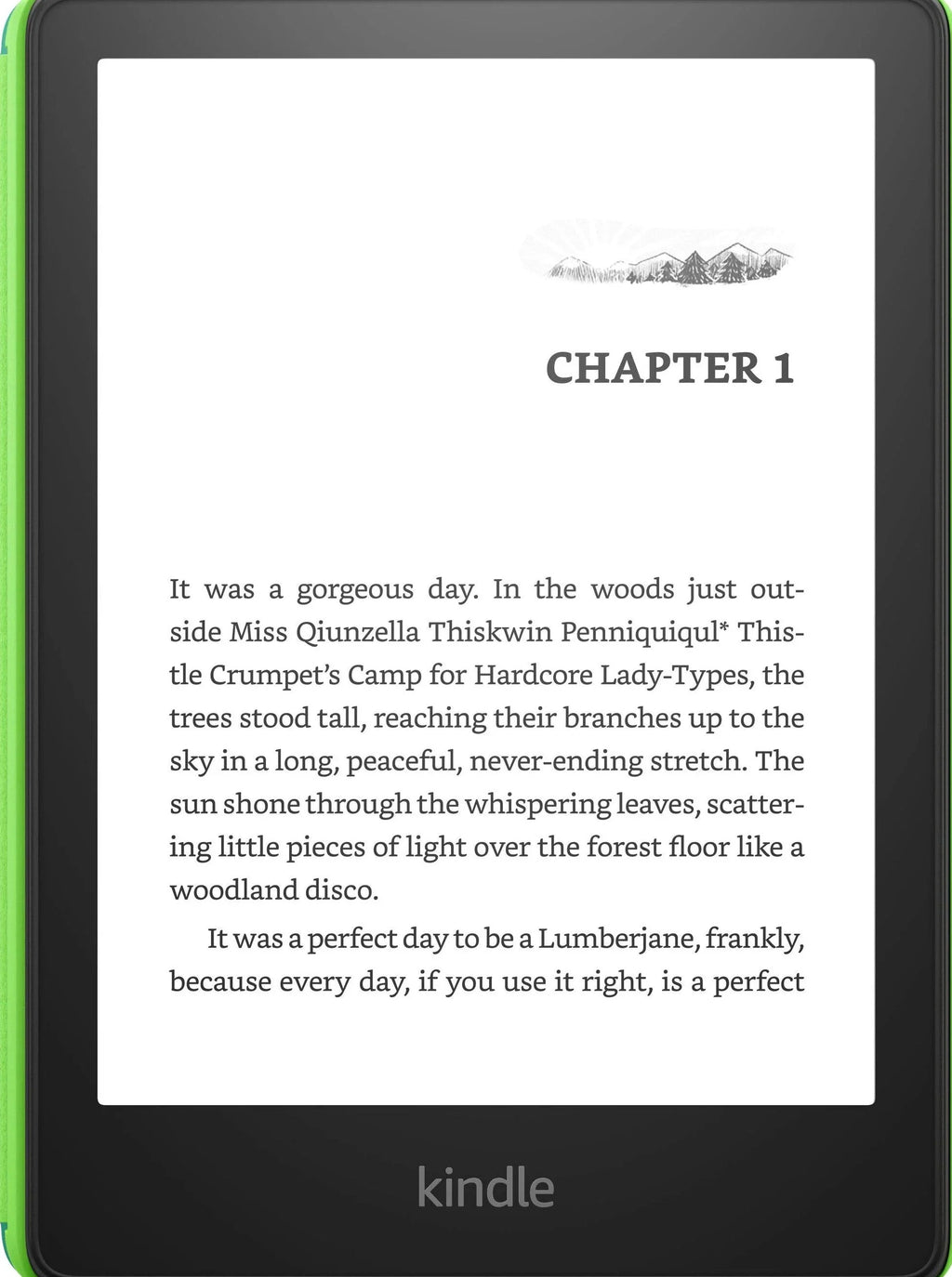Amazon Kindle Paperwhite Kids E-Reader 6.8in Display, 16GB, Emerald Forest - 2022 2023