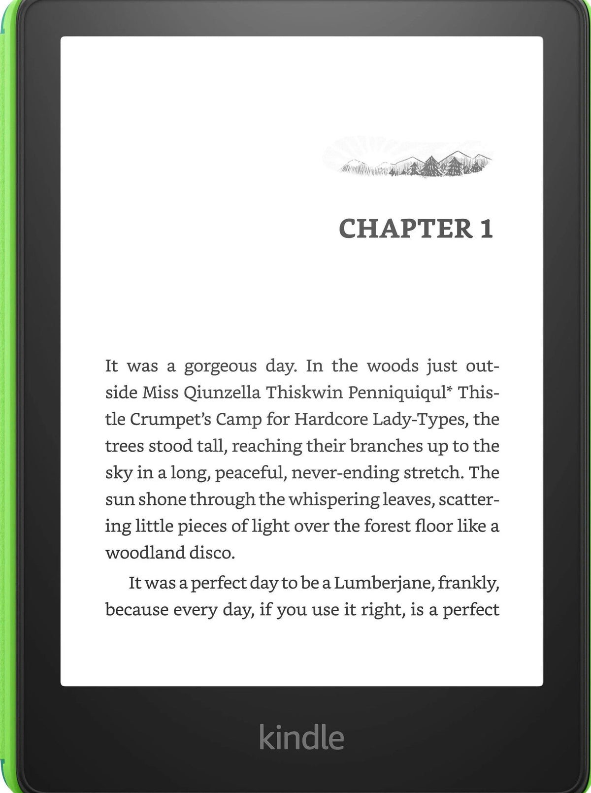 Amazon Kindle Paperwhite Kids E-Reader 6.8in Display, 16GB, Emerald Forest - 2022 2023