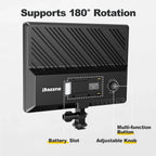 LED Video Light Panels, 15.4 in, 2 Pack, 45W, 3000K-8000K Bi-Color - D50