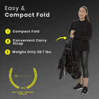Jeep Destination Ultralight Side x Side Double Stroller, 80 Pounds Total - Destination