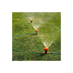 Domestify Portable Sprinkler Set - 3 Heads, 5 Spray Settings