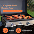 Sophia & William 4-Burner Propane Gas Grill, 542 Sq. In., Silver - E02GR001