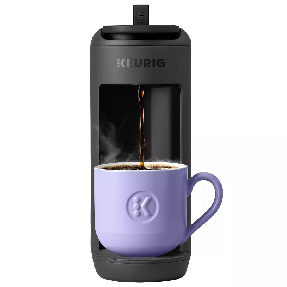 Keurig Single-Serve K-Cup Pod Coffee Maker, 4in Wide, 12 oz, Black - K-Mini Mate