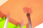 SLIDEWHIZZER Kids Climber Slide 125in x 60in x 61in Orange Green - Kids Slide