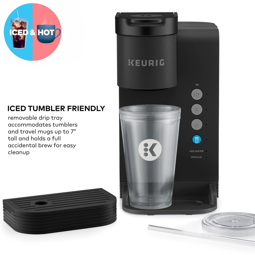 Keurig Single-Serve K-Cup Pod Coffee Maker, White - K-Iced Essentials