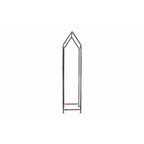 3R Studios House Shaped Metal Log Holder, 13 in. L x 12.5 in. W x 55.75 in. H