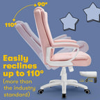 High-Back Ergonomic Leather Executive Office Chair, 400 lb Capacity