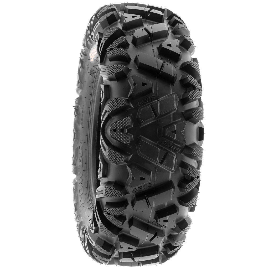 SunF All Terrain ATV UTV Tires 25x8-12 And 25x10-12 6 PR Set Of 4 - A033