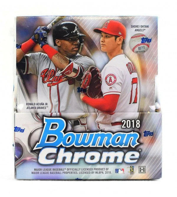 Bowman 2018 Chrome Baseball Sealed Hobby Box