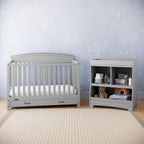 Graco 5-in-1 Convertible Crib With Storage Drawer, White