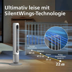 Philips Smart Tower Fan 7000 Series - 8,4 m/s, 22 dB, WLAN, 12 Levels