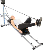 Total Gym Full Body Workout System, 8 Resistance Levels, Black - APEX