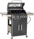 Sophia & William 4-Burner Propane Gas Grill, 542 Sq. In., Silver - E02GR001