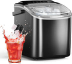 Countertop Ice Maker, 26.6 Lbs Per Day, Black - ICE91122