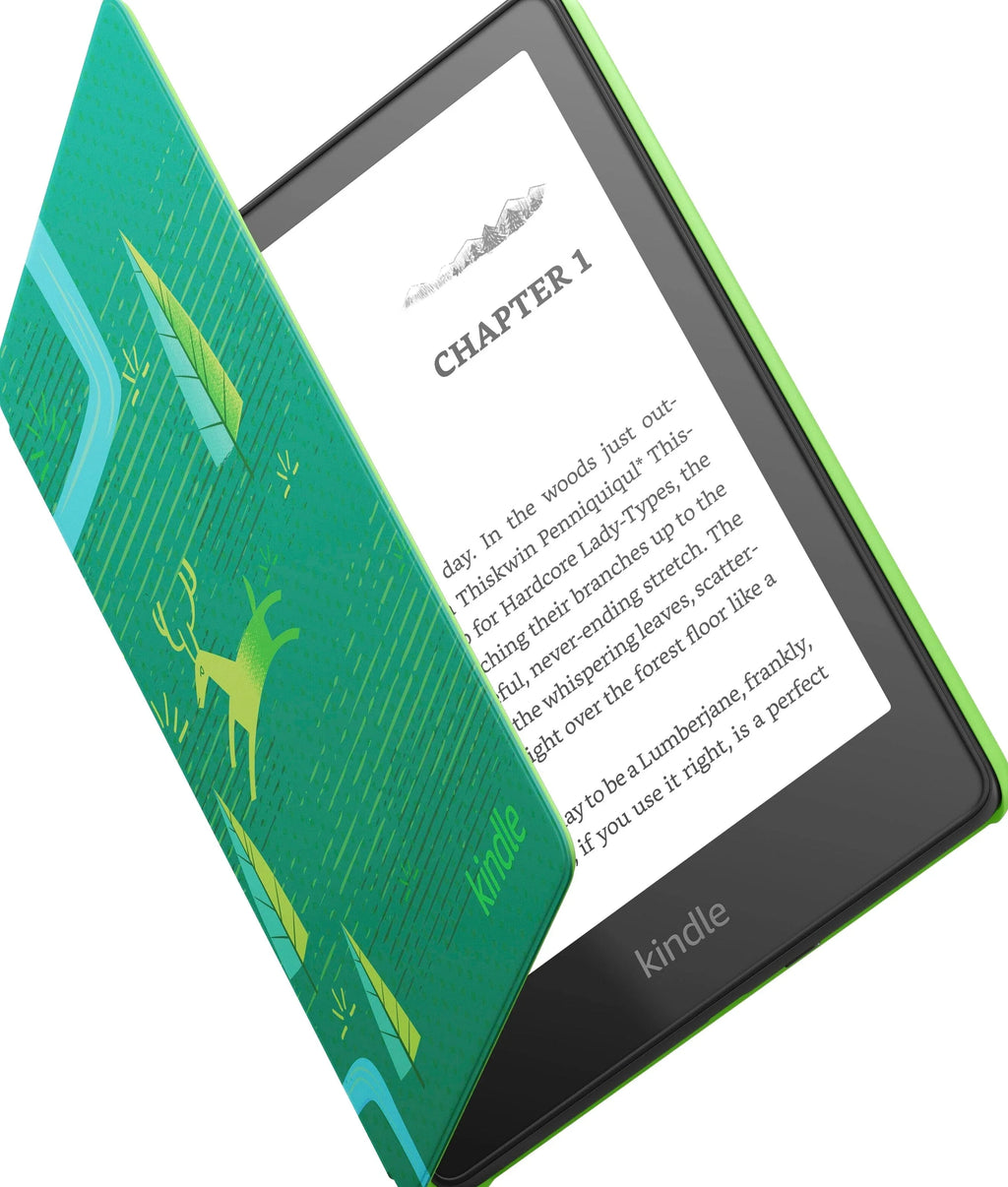 Amazon Kindle Paperwhite Kids E-Reader 6.8in Display, 16GB, Emerald Forest - 2022 2023