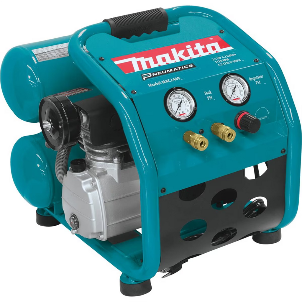 Makita 2.5 HP Big Bore Air Compressor - Twin Stack