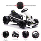 Electric Go-Kart For Kids Ages 8-12, 24V 9Ah Battery, Dual 300W Motors