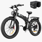 Electric Bike For Adults, 750W Motor, 48V 20Ah Removable Battery, 26 Fat Tire, Folding, Shimano 21-Speed, UL2849
