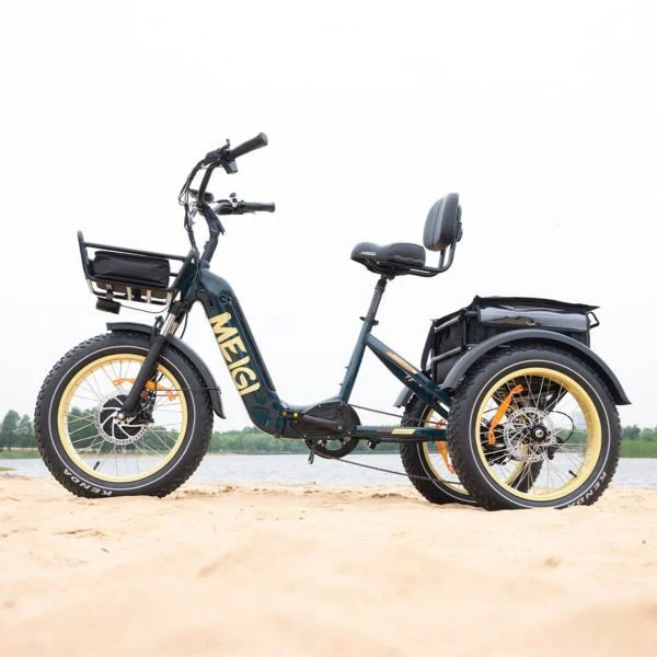 DWMEIGI Silverado 20 inch 48V/14Ah 750W Folding Electric Tricycle With Wide Tires, 150 kg - MG2301