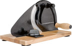 Zassenhaus Manual Bread Slicer, Stainless Steel, Silver-Brown, 13.39 x 10.24 x 8.27 in