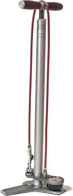 Ultimate Floor Pump, 160 psi Gauge, Braided Steel Hose, Rosewood Handle - AM-PU-SP2-ASY-011