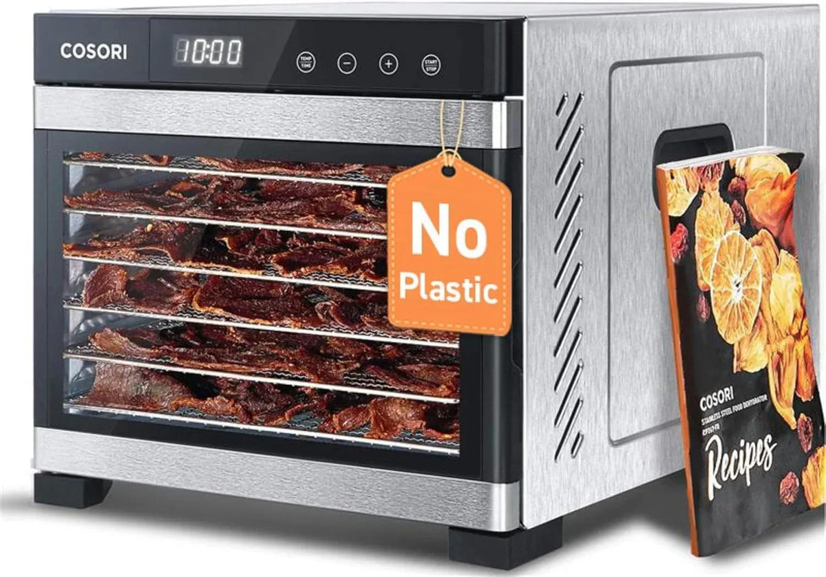 COSORI Food Dehydrator With 6.5 Inch Drying Space, 600W