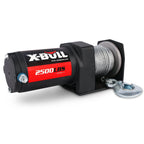 X-BULL 12V Electric Winch, 2500LBS/1134KGS Steel Cable, Wireless