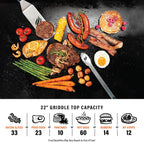 BLACKSTONE 22 inch Tabletop Griddle, Black - 1666