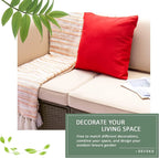 Devoko 5-Piece Outdoor Sectional Patio Sofa Set With Cushions And Glass Table - Beige